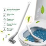 Sikat Pembersih Toilet Silicone Dengan bentuk Stik Golf - Image 4