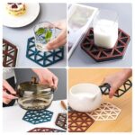 Alas Anti Panas Ramah Lingkungan Tatakan Panci Panas Multifungsi - Abu-abu - Image 2