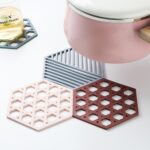 Alas Anti Panas Ramah Lingkungan Tatakan Panci Panas Multifungsi - Abu-abu - Image 3