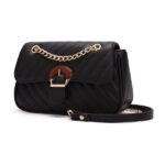 Tas Wanita Selempang  Korea Import Sling Bag Shoulder Crossbody Rantai - black - Image 2