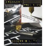 Pinset Tweezer Lancip Anti Statis Bengkok Stainless Steel - TS-15 - Image 4