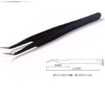 Pinset Tweezer Lancip Anti Statis Bengkok Stainless Steel - TS-15 - Image 5