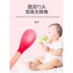Peralatan Makan Bayi Silikon Bayi Spoon Sensor Panas - Image 6