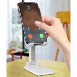 Phone Stand Holder Lipat Folding Desktop HD-23 - Putih - Image 3