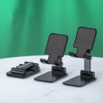Phone Stand Holder Lipat Folding Desktop HD-23 - Putih - Image 4