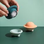 Cetakan Es Batu Silikon Dengan Bentuk UFO Bonus Corong - - Image 3