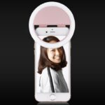 Lampu LED Ring Light Kecil Pada Handphone Untuk Selfie - Image 4