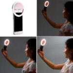 Lampu LED Ring Light Kecil Pada Handphone Untuk Selfie - Image 6