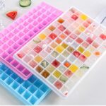 Cekatan Es Batu Plastik 96 Grid Warna Warni Serbaguna - Biru - Image 2