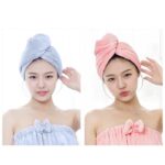 Pengering Rambut Microfiber Handuk Keramas Towel Wrap - Image 5