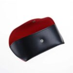 Wadah Kacamata Kulit Polos Leather Glasses Case Murah Import - Hitam