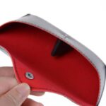 Wadah Kacamata Kulit Polos Leather Glasses Case Murah Import - Hitam - Image 4