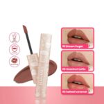 Hanasui Lip Cream Mattedorable Boba Edition Long Lasting Matte - salted caram - Image 5