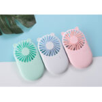Kipas Angin Pocket Mini Portable 2 in 1 Mini Fan USB - pink - Image 3