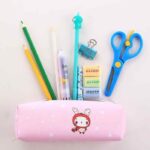 Tempat Kotak Pensil Kain Korea Dengan Motif Kartun - Big Pink - Image 3