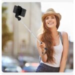 Tripod 3 in1 Tongsis R1  Macaron Bluetooth 360 Derajat 10 Meter - hitam - Image 4