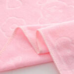 Handuk Mandi Bayi Jumbo Bahan Microfiber Motif Bear 70 x 140 cm - orange - Image 4