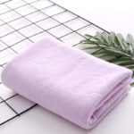 Handuk Mandi Bayi Jumbo Bahan Microfiber Motif Bear 70 x 140 cm - orange - Image 5