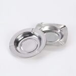 Asbak Stainless Tempat Abu Anti Karat Bentuk Bulat - Image 2