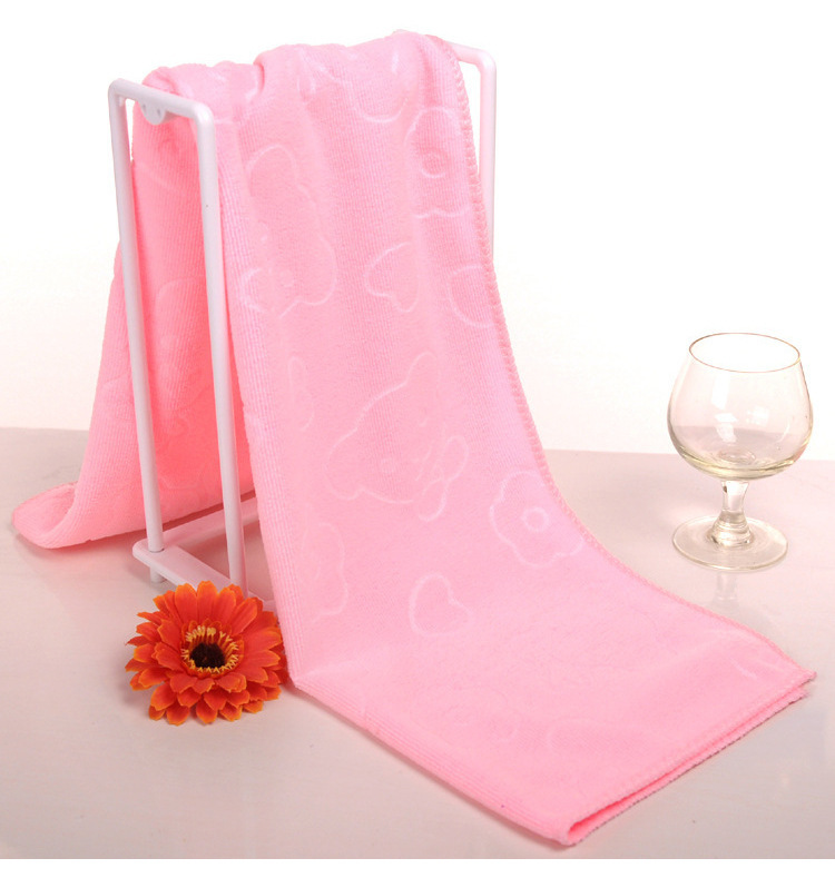 1TRrptLuvqLrKbsJDCKaZnGxmVHbZttzCNdDKcYb Handuk Mandi Bayi Jumbo Bahan Microfiber Motif Bear 70 x 140 cm - pink - Image 1