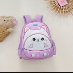 Tas Backpack Ransel Kecil Lucu Anak Wanita Korea 3d Unicorn  - ransel ungu rabbit