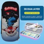 Kotak Tempat Pensil 3D Untuk Anak Dengan Motif Karakter - Rainbow Rabbit