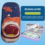 Kotak Tempat Pensil 3D Untuk Anak Dengan Motif Karakter - Astronot Jupiter