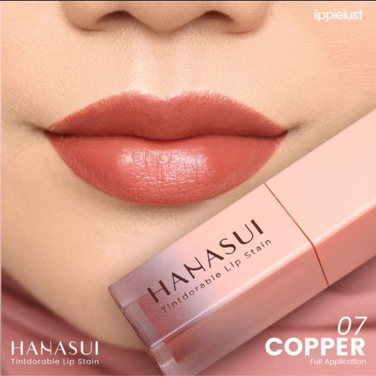 Hanasui Lip Cream Mattedorable Boba Edition Long Lasting Matte - copper