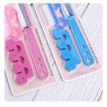 Set Alat Perlengkapan Manikur Pedikur 3in1 Bahan ABS - Biru - Image 5