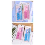 Set Alat Perlengkapan Manikur Pedikur 3in1 Bahan ABS - Biru - Image 6