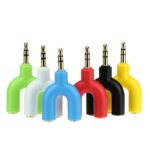 Splitter Audio Jack 3.5 To Dual Female U Shape 2in1 - Image 2