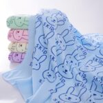 Handuk Mandi Baju Kimono Dewasa Karakter Wearable Towel - Biru - Image 5