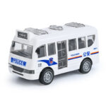 Mainan Mobil Mobilan Model Bus Untuk Anak Laki-Laki - bus putih