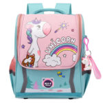 Tas Anak Import Fashion Ransel Praktis Trendi Multifungsi - unicorn pinkgreen