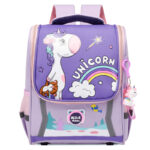 Tas Anak Import Fashion Ransel Praktis Trendi Multifungsi - unicorn full ungu