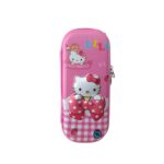 Kotak Pensil Tempat Alat Tulis 3D Timbul Dengan Motif Karakter - kitty pita