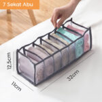 Storage Organizer Pakaian Dalam Serbaguna dengan Sekat untuk Lemari - 7 tempat abu