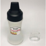 Botol Kecap Saus 5 Lubang Portable Anti-Tumpah 350ML - hitam 5 lubang