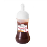 Botol Kecap Saus 1 Lubang Portable Anti-Tumpah 350ML - putih 1 lubang