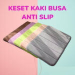 Keset Kaki Anti Slip Alas Penyerap Air Microfiber 56x35 cm - cream