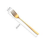 Set Peralatan Makan Sendok Garpu KOREA Stainless 304 Sujeo - garpu gold