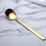 Set Peralatan Makan Sendok Garpu KOREA Stainless 304 Sujeo - sendok gold