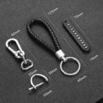 Keychain Gantungan Kunci Tag Buckle - Hitam - Image 2