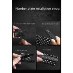 Keychain Gantungan Kunci Tag Buckle - Hitam - Image 5