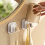 Tempat Sikat Gigi Gantung Tempel Dinding Serbaguna - Image 6