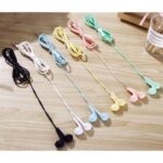 headset handsfree Earphone macaron u19 stereo kabel mate color mic - Abu - Image 6