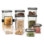 Toples Kotak Penyimpanan Snack dan Cereal Transparan - 1800 mililiter - Image 2