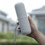 Tempat Set Sikat Gigi Portable Untuk Traveling Praktis - hijau - Image 2