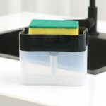 Dispenser Sabun Cair Cuci Piring Pump Holder Spons Multifungsi - Image 4