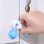 Pengaman Pintu Kulkas dan Laci Baby Safety Lock Minimalis - Biru - Image 2